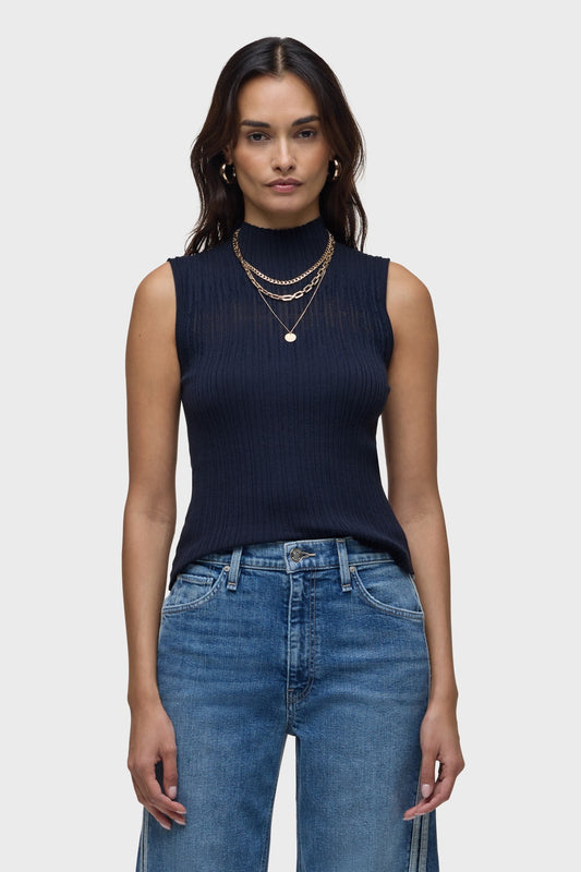Mock Neck Sweater Tank