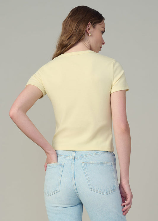 Joes Baby Tee-Butter Yellow