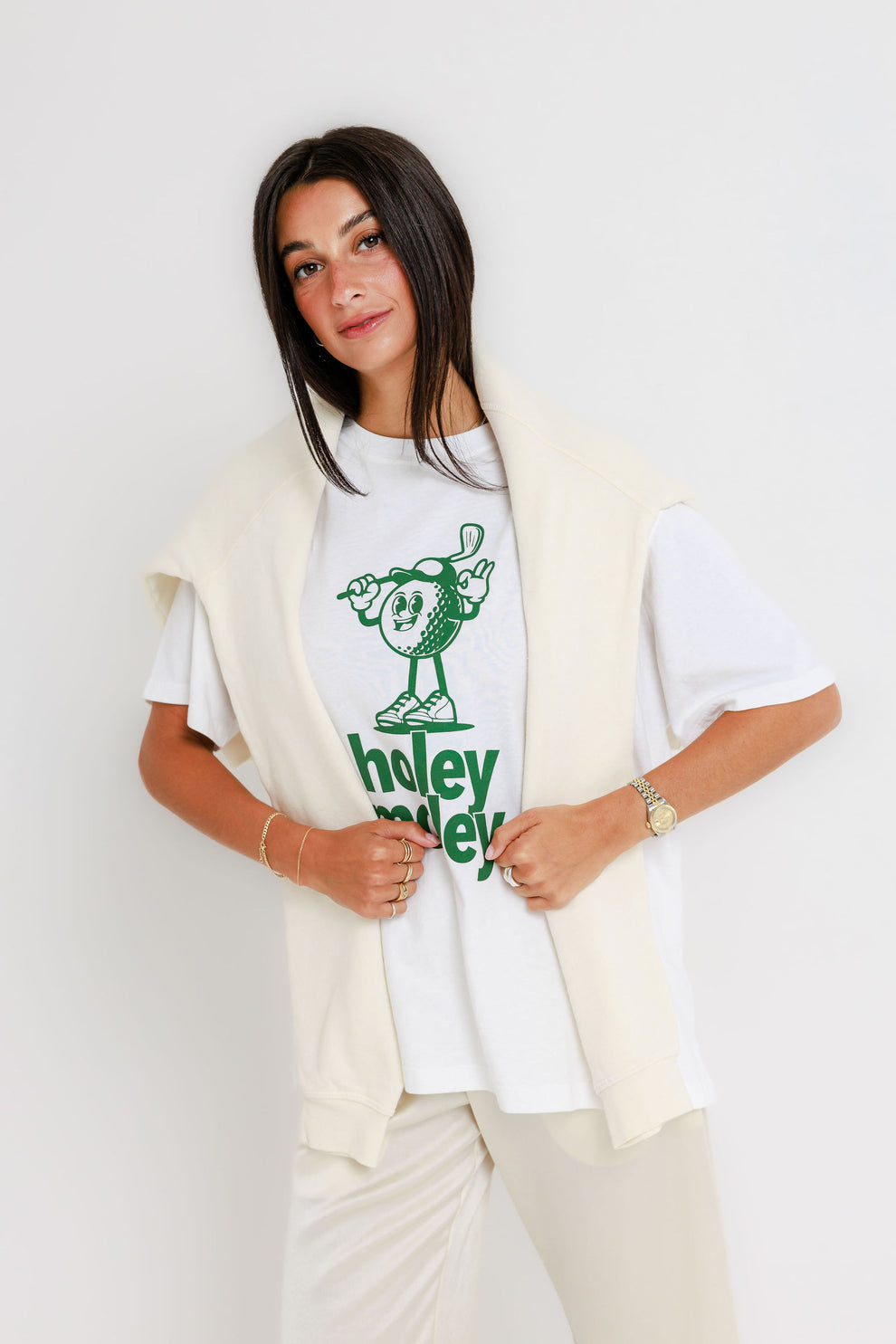 Holey Moley - Oversized Boyfriend Tee