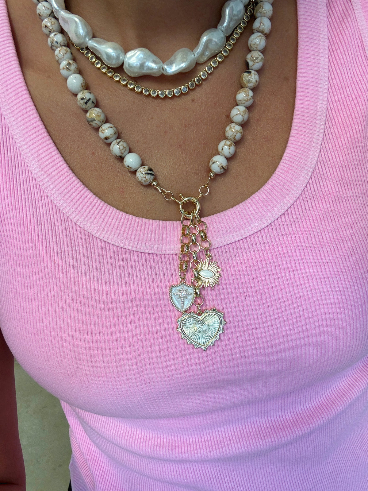 Bracha San Tropez Charm Necklace