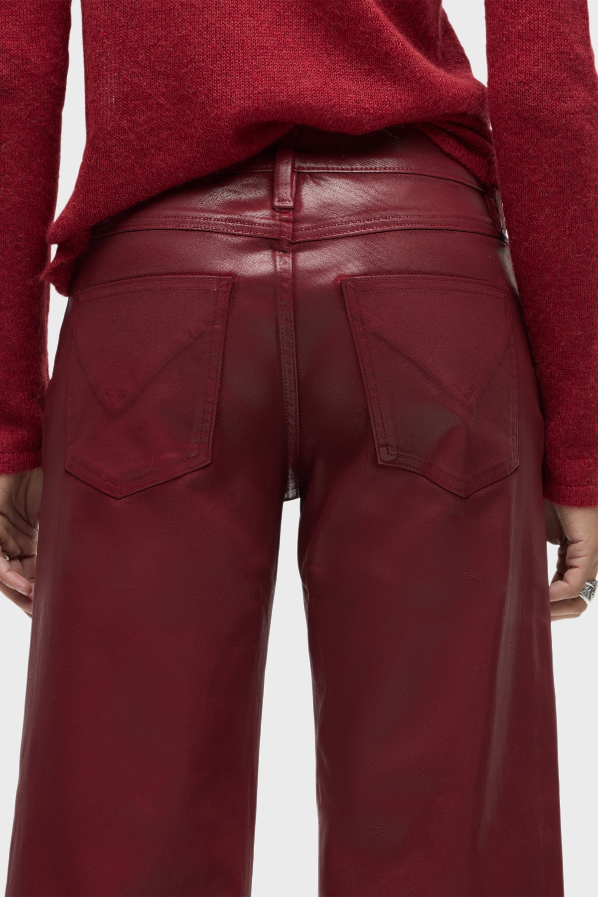 Rosie High-Rise Front Yoke Wide Leg Ankle Jean