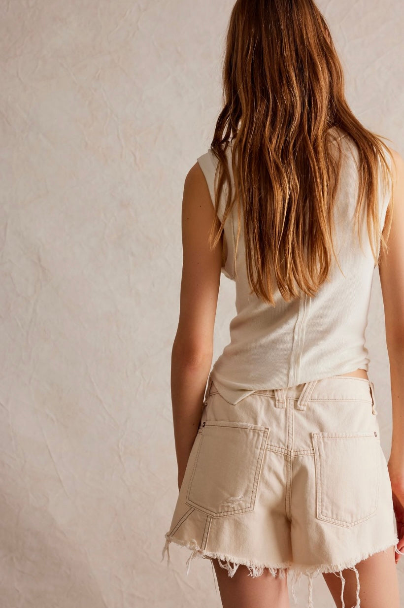 Free People Now or Never Denim Short