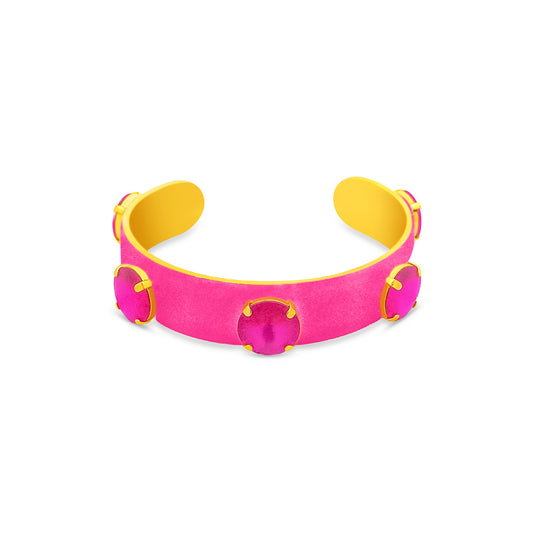 Linsey Cuff in hot pink