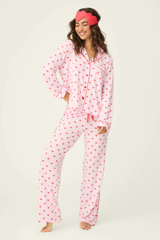 Wildest Dreams Heart Print PJ Set