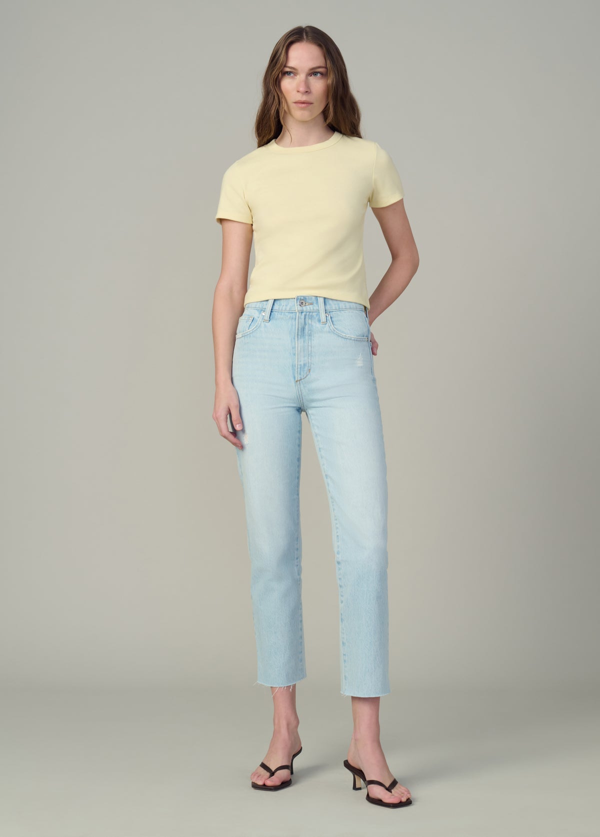 Joes Baby Tee-Butter Yellow