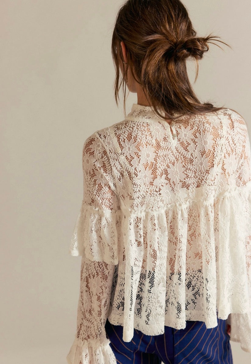 Lilabeth Lace Top