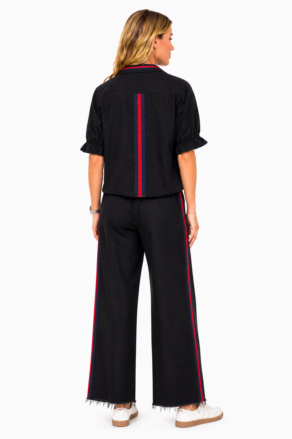 Black Stella Puff Sleeve
