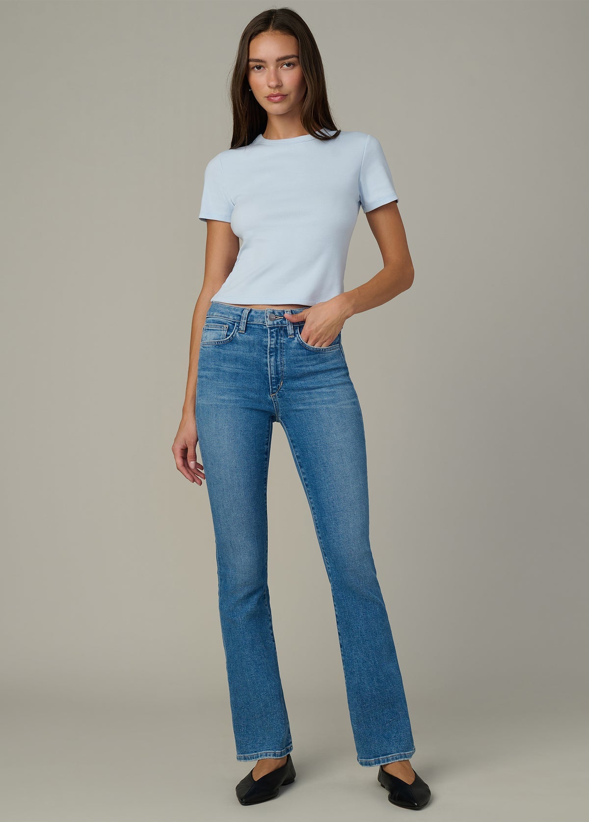 Joes Baby Tee-Powder Blue