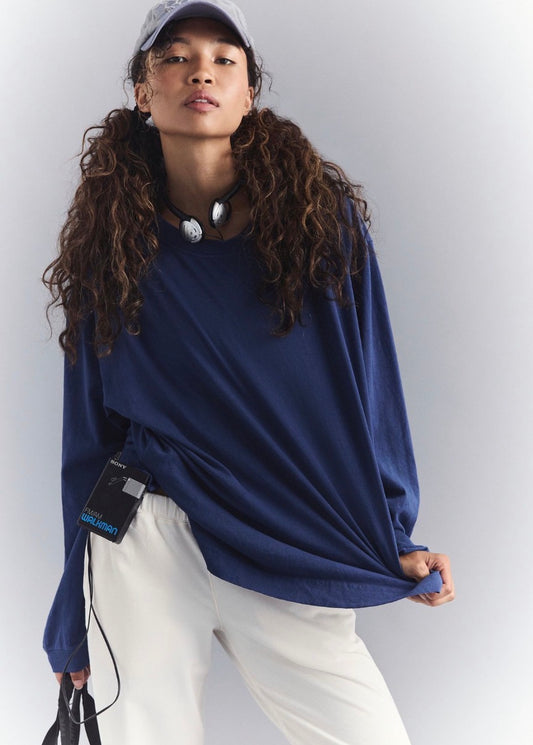 Hustle Layer in True Navy