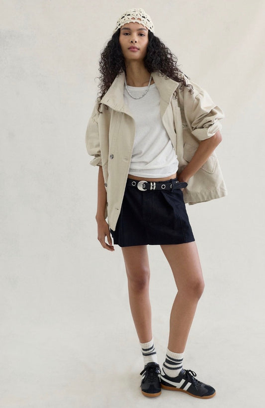 Riverfront Vegan Mini Skirt