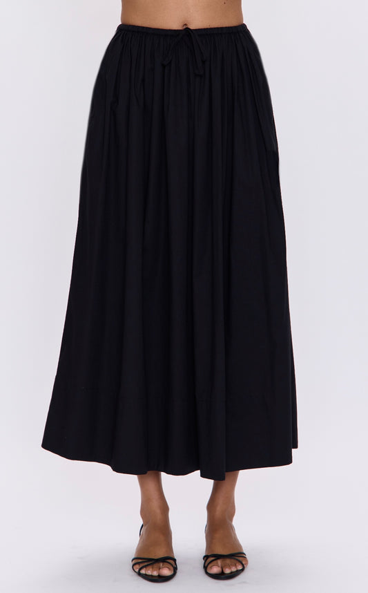 Noelle Poplin Maxi Skirt