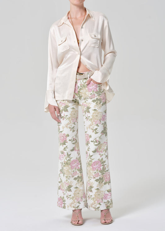 Kimberly Flare Jean English Rose