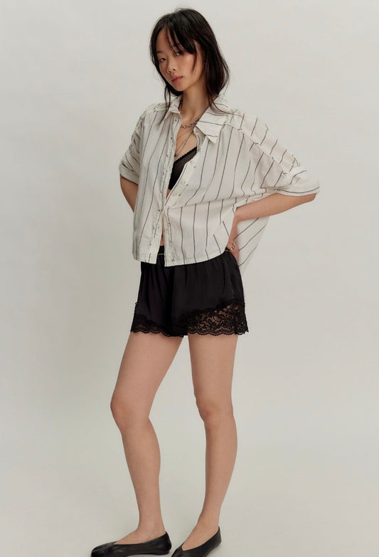 Seaside Cotton Stripe Shirt