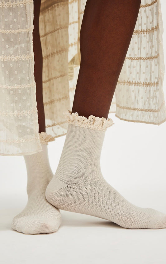 Beloved Waffle Knit Ankle Socks