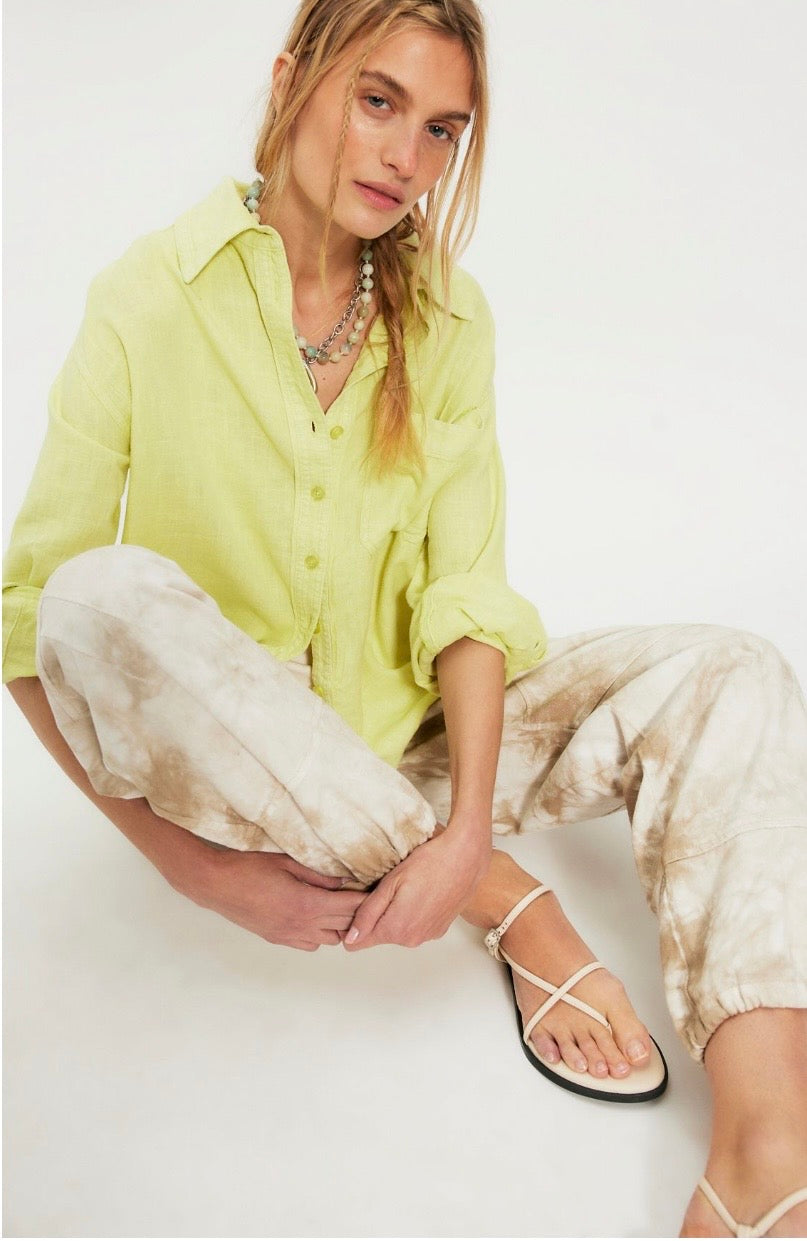 We The Free Laurel Linen Button Down