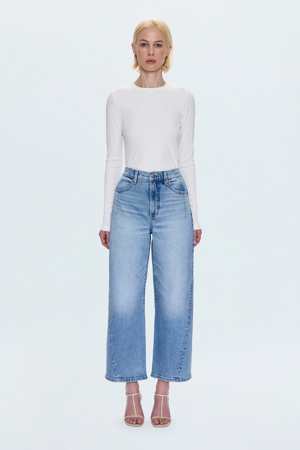 Kyra High Rise Bowed Ankle