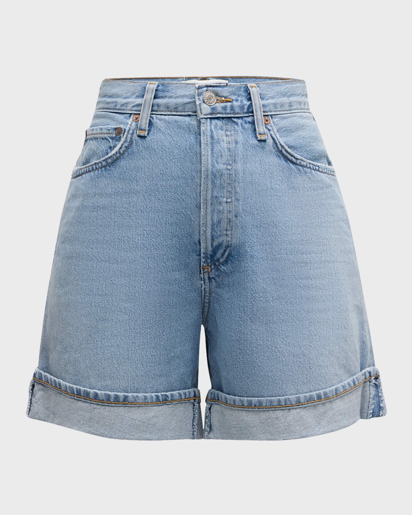 Agolde Dame Cuff Denim Short