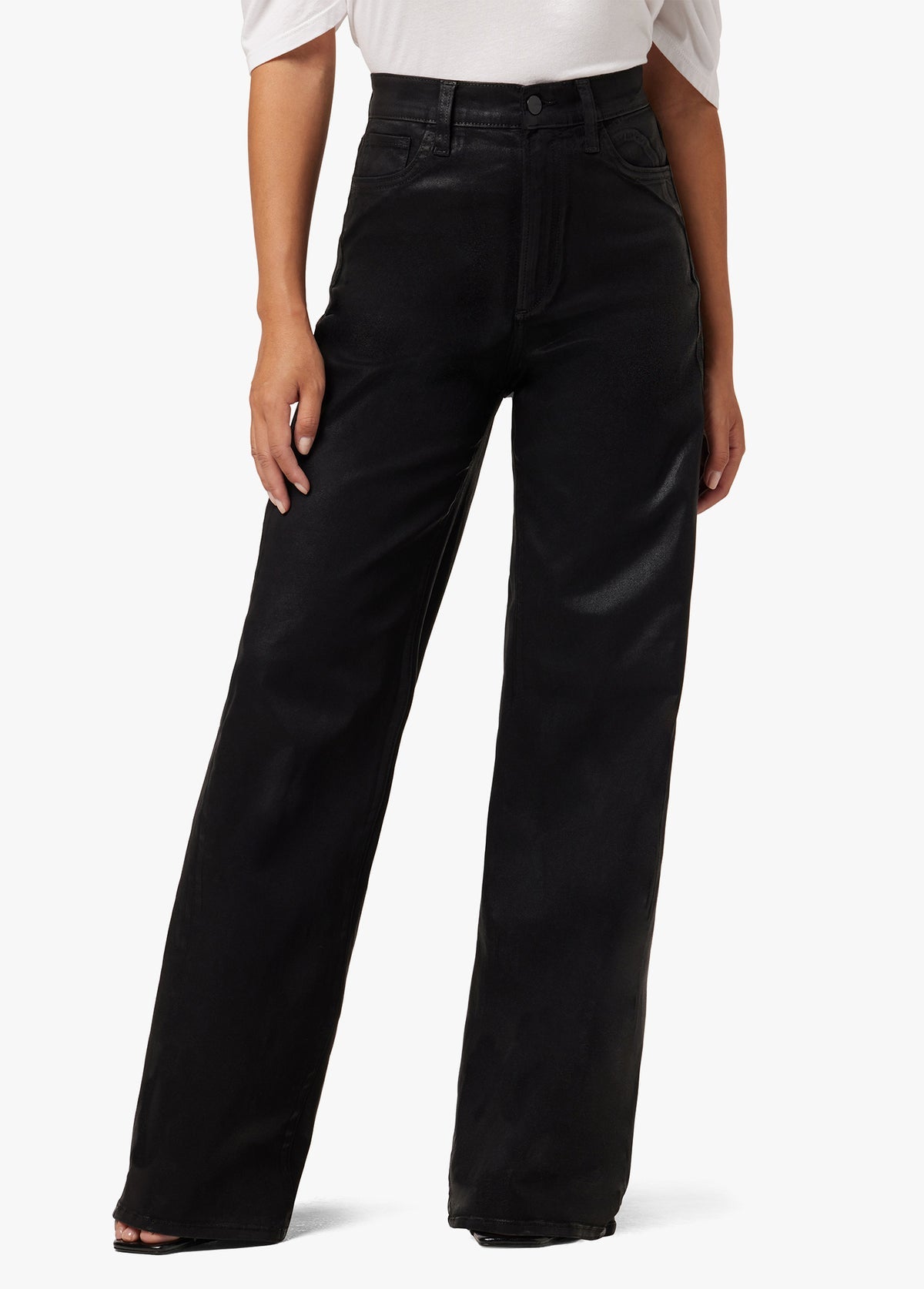 Wide Leg Mia Coated Jean