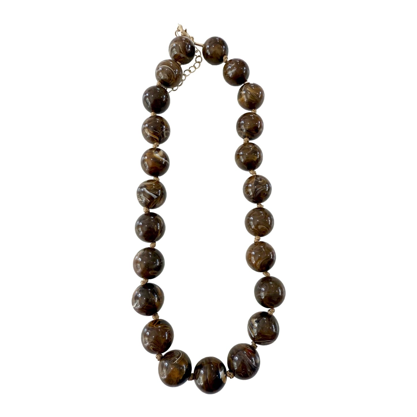 Mabry Brown Beaded Necklace