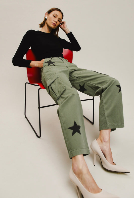 Addie High Rise Cargo Trouser