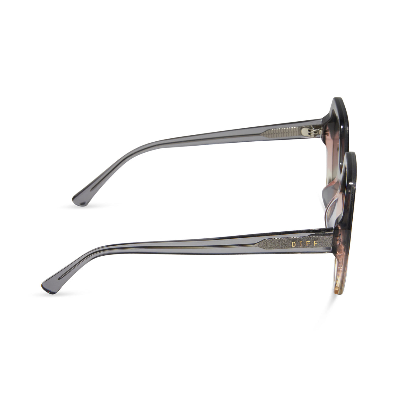 Gigi Black Smoke Vinatge Rose Crystal Ombré