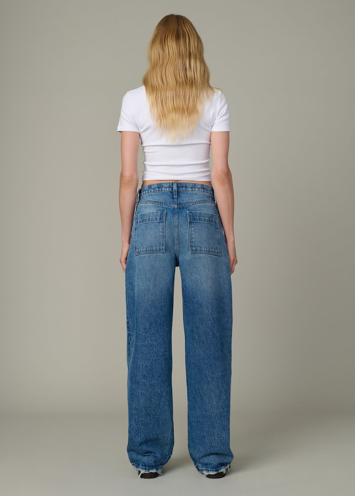 Harlowe Double Pocket High Rise Baggy