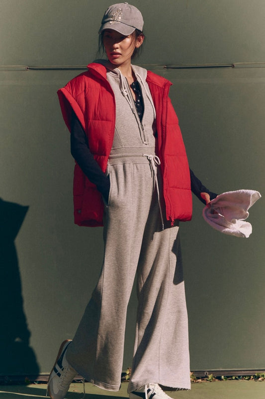 In a Bubble Puffer Vest