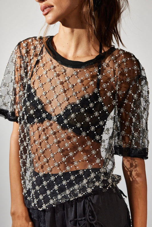 Loir Embellished Knit Top