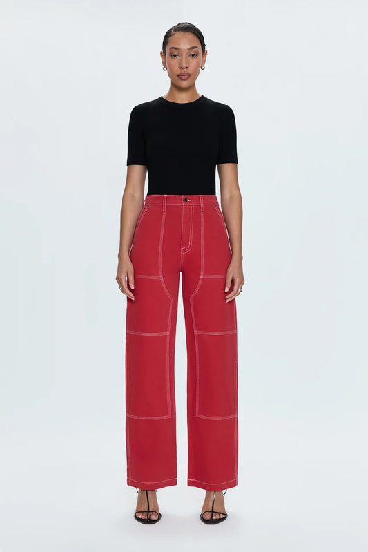 Grady Carpenter Pant in Rouge