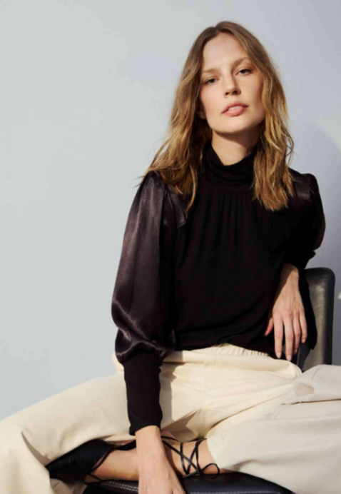 Fiji Top in Deep Red