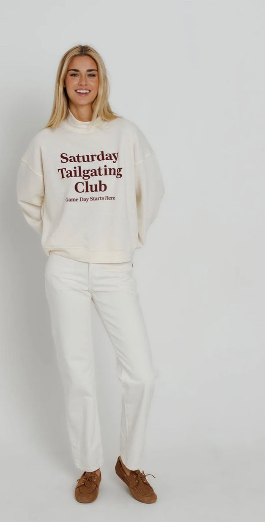 Saturday Tailgating Club - Mockneck