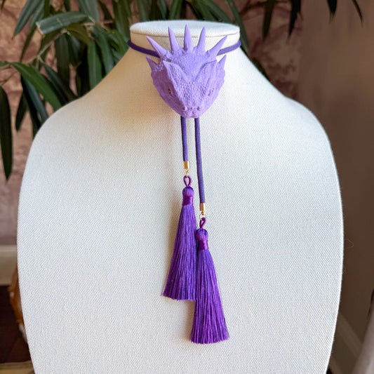 Horned Frog Bolo Lavender With Deep Purple & Deep Purple