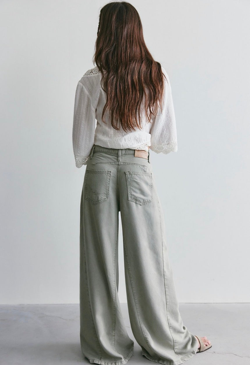 We The Free Haven Twisted Wide-Leg Jeans