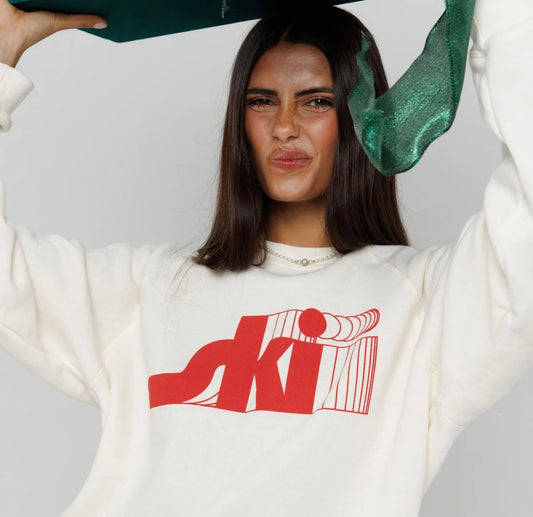 Vintage Ski - Raglan Crew