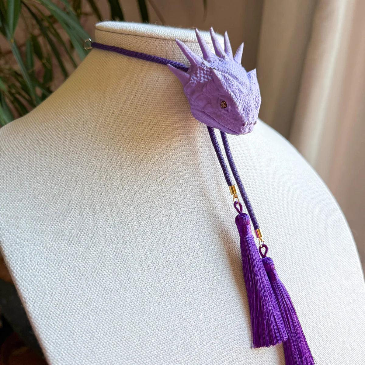 Horned Frog Bolo Lavender With Deep Purple & Deep Purple