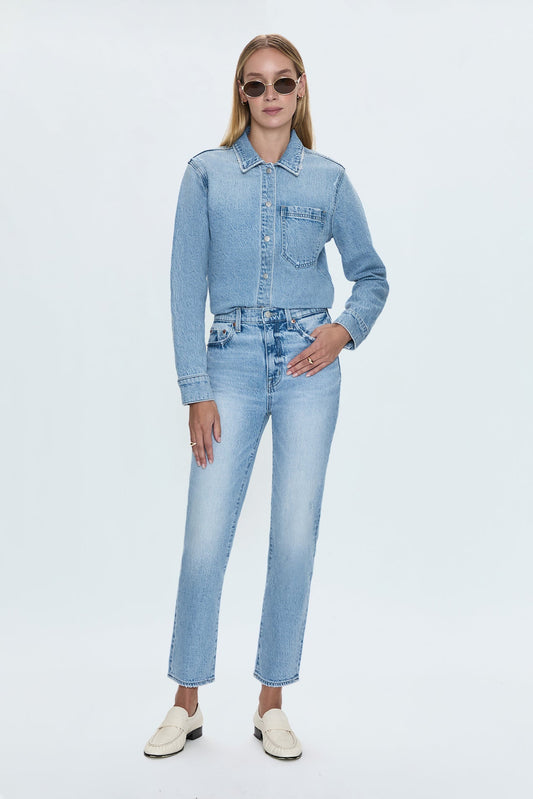 Jules Fitted Denim Shirt