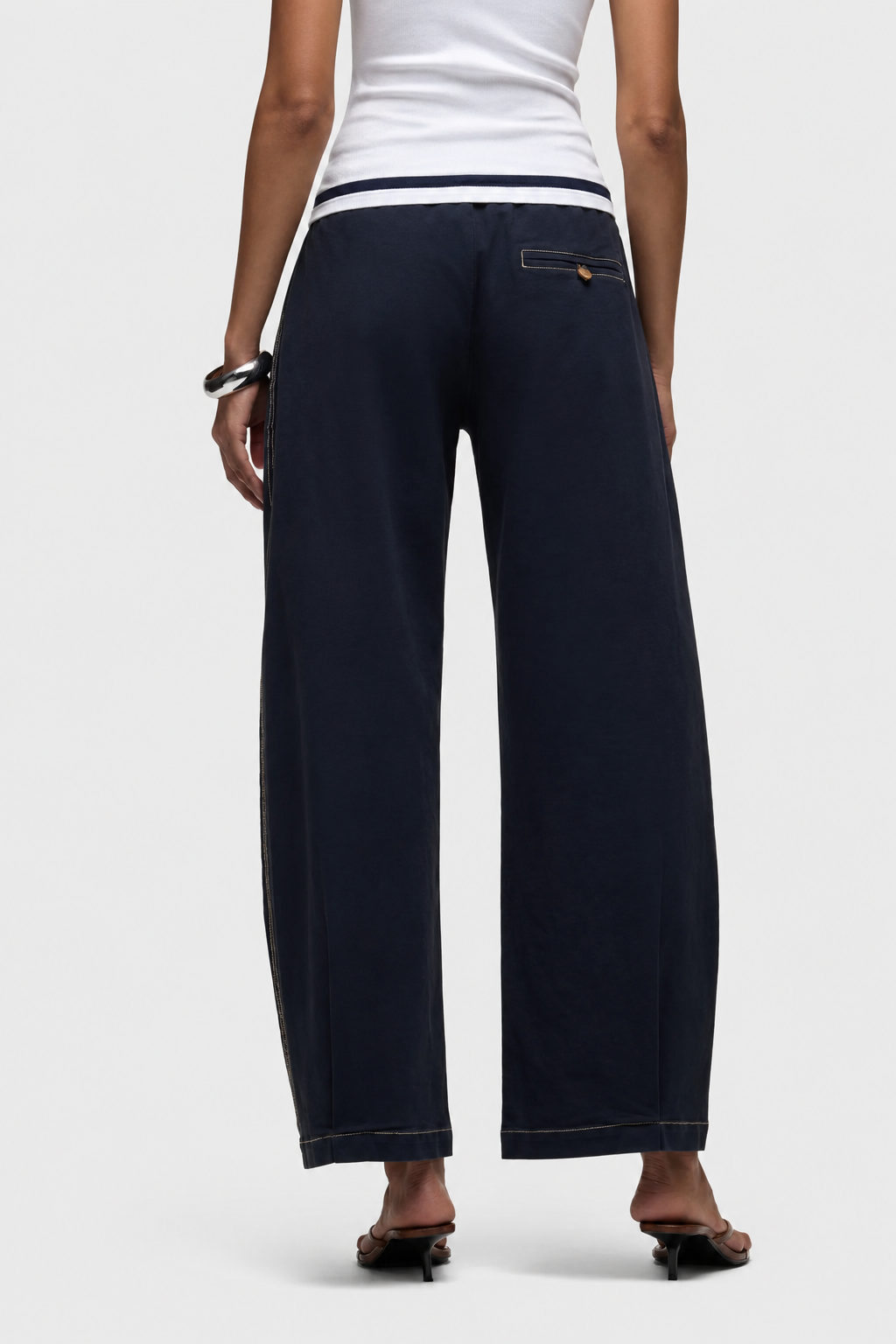 Drawstring Barrel Pant