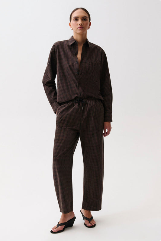 Theo Poplin Pant - Hot Toddy