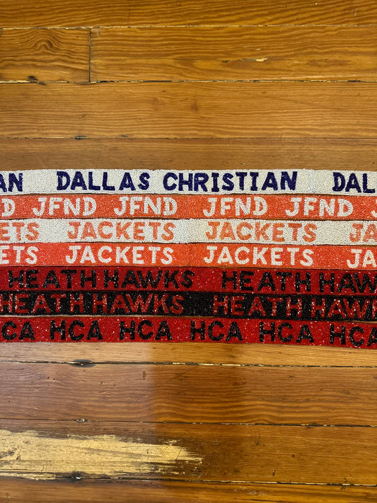 High School Beaded Purse Straps