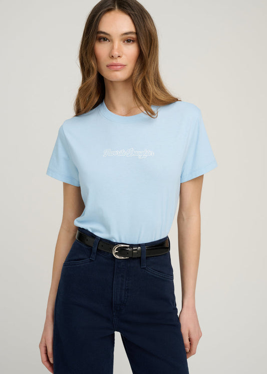 Favorite Daughter Cropped Varsity Tee