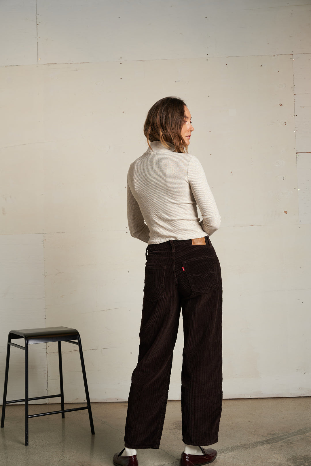 Noelle Sweater Rib Turtleneck