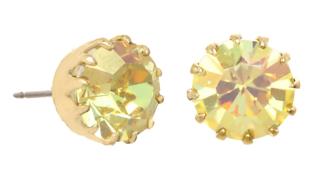 Chrisley Studs in Smoked Topaz Glimmer