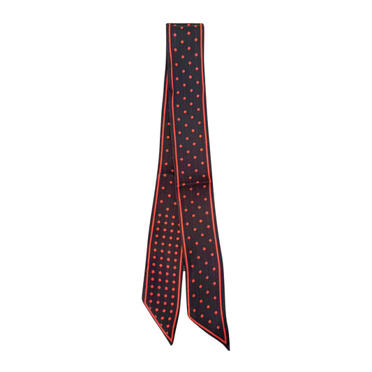 Black & Red Dotted Scarf