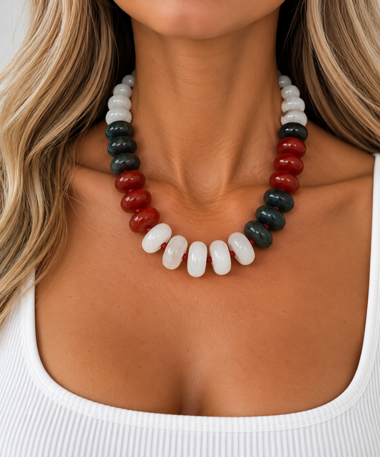 Carissa Chunky Beaded Necklace