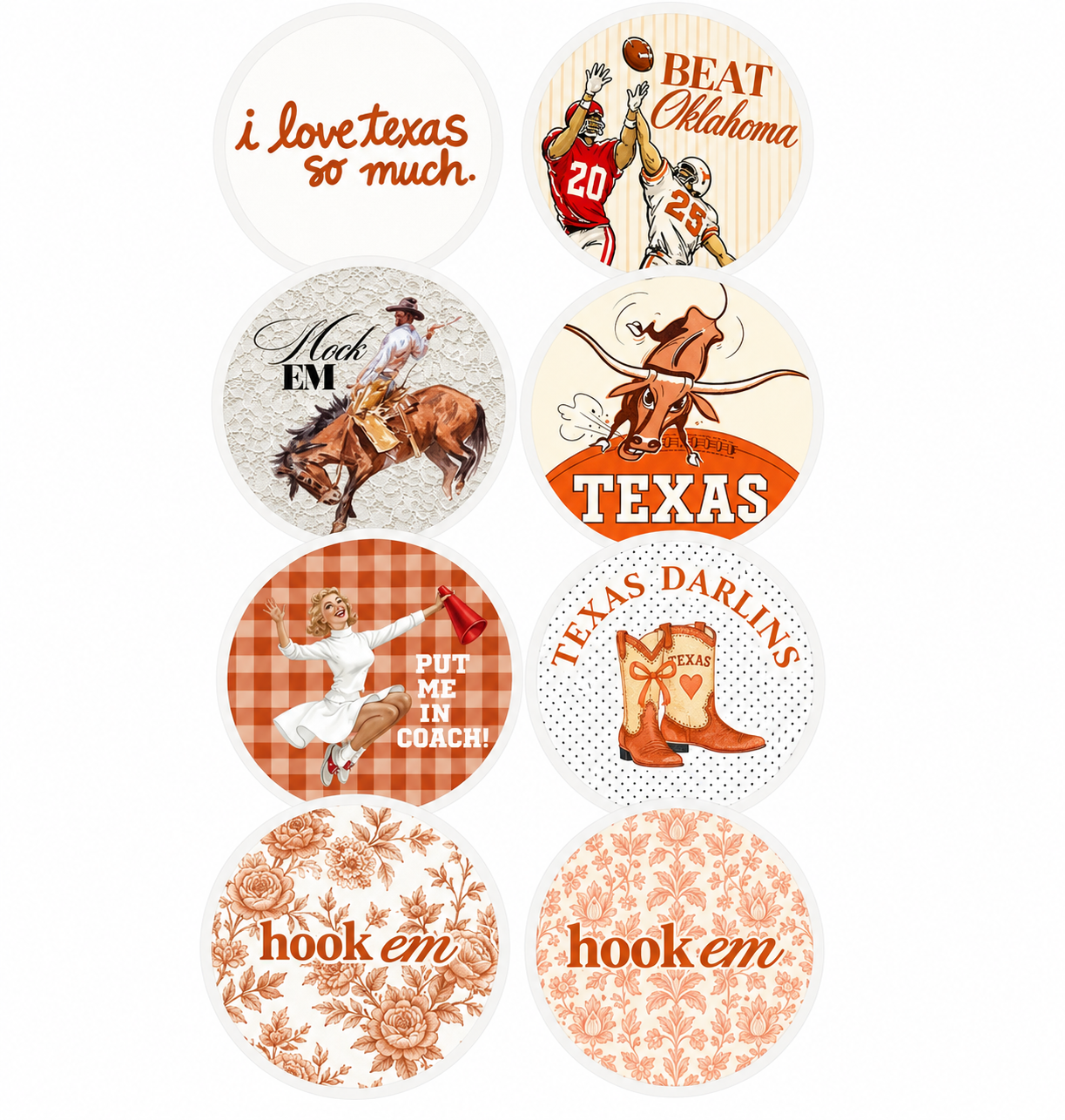 Texas Longhorns Gameday Pins