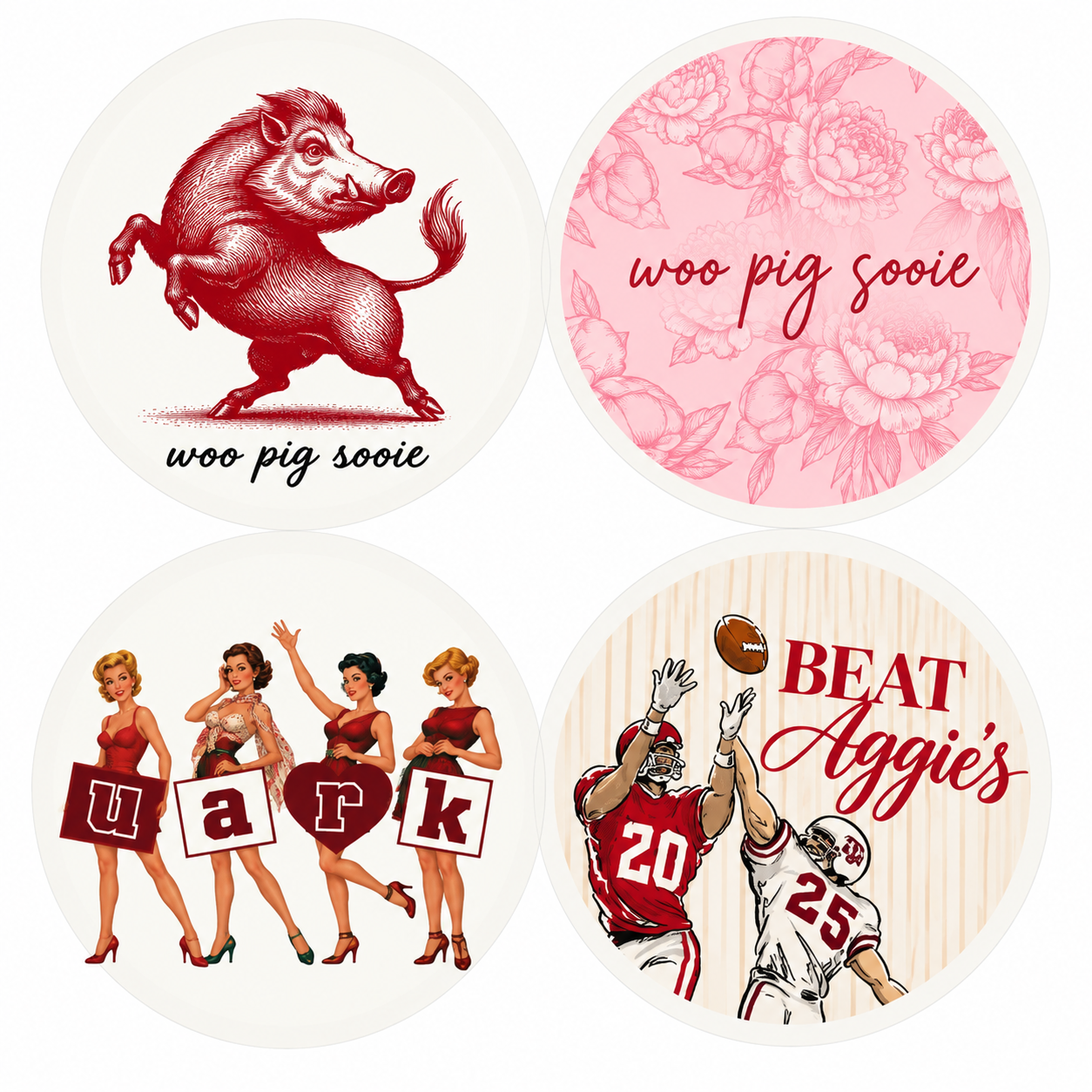 Arkansas Gameday Pins