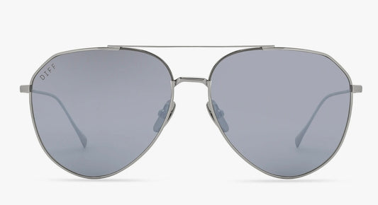 Dash Silver Grey Mirror Polarized Glasses
