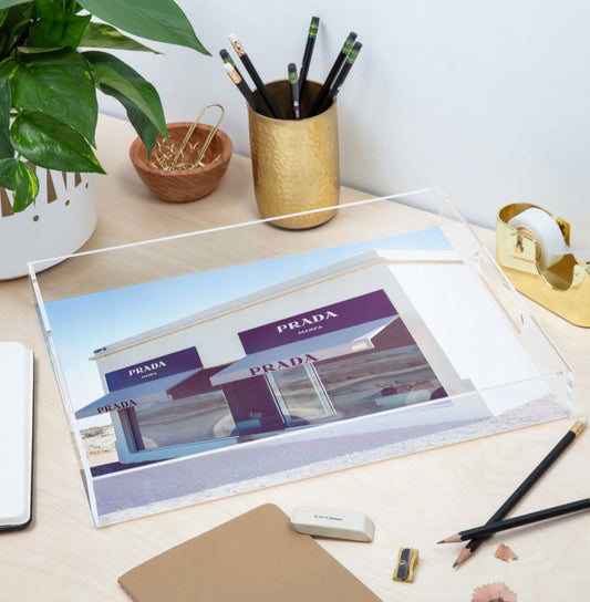 Prada Marfa Tray by Ann Hudec