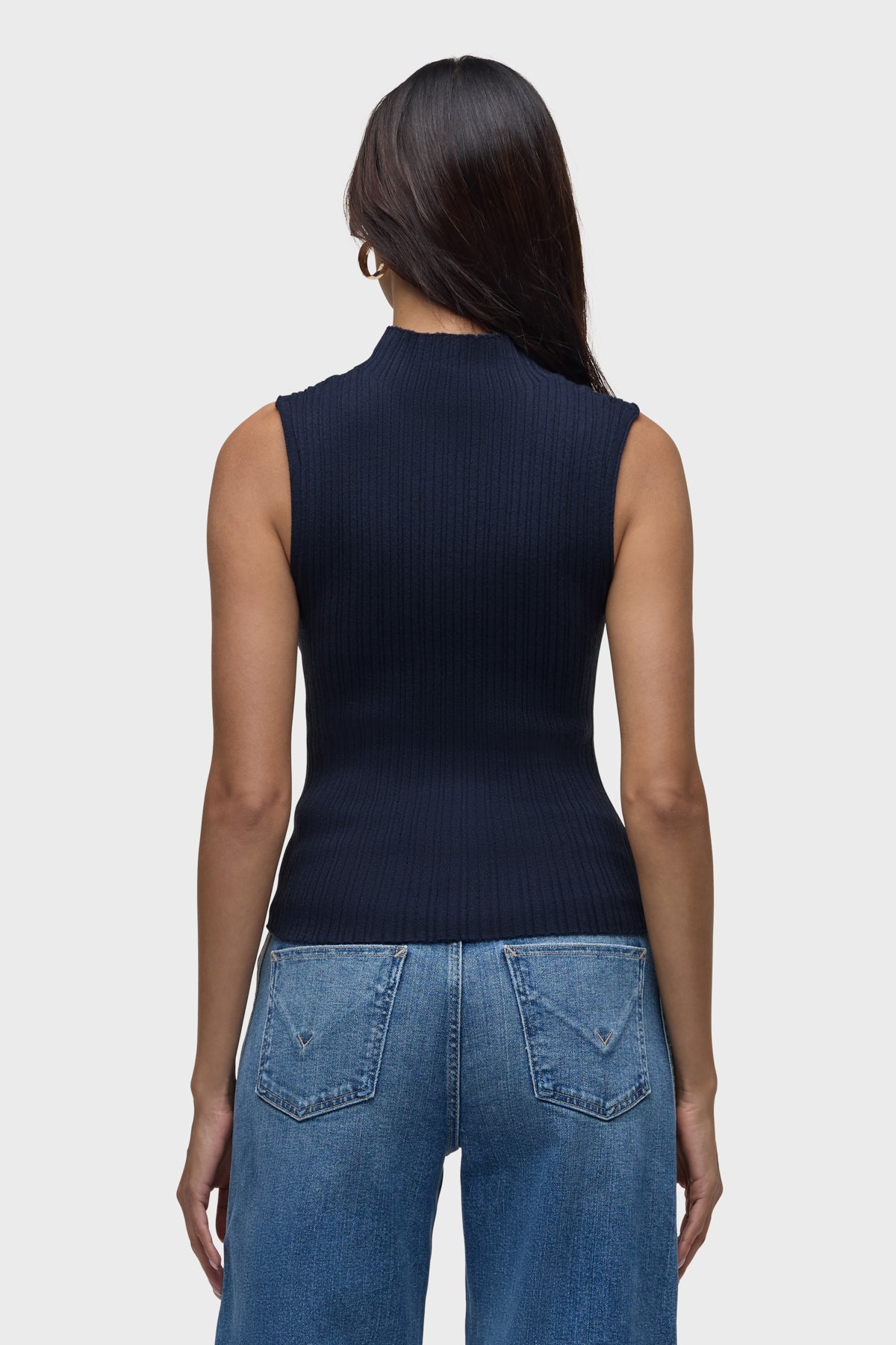 Mock Neck Sweater Tank