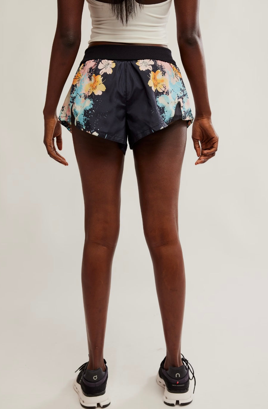 Free People Printed Carpe Diem Shorts